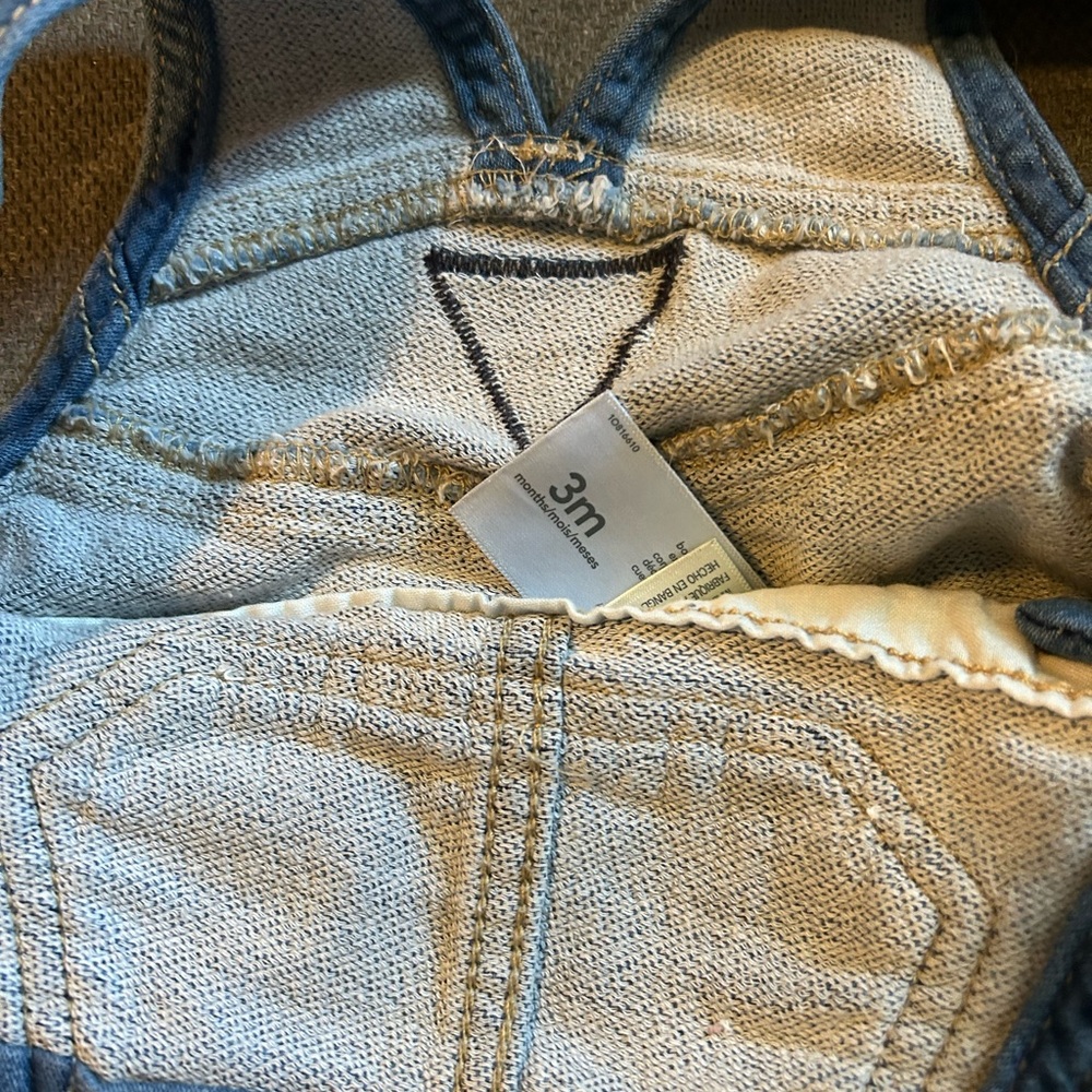 OshKosh B'gosh Blue Denim Overalls - Picture 2 of 3